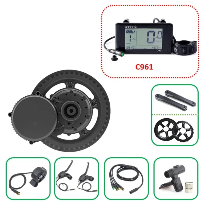 G340 Mid Drive Motor Kit C961  - đánh giá và giá Mid Drive Conversion Kit 1000W