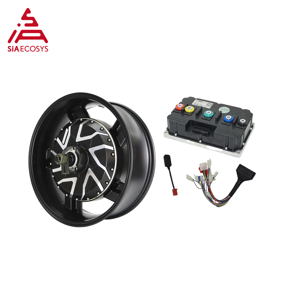 QSMotor 17X6.0inch 70H 12000W  - đánh giá và giá 12000W Electric Motorcycle Hub Motor